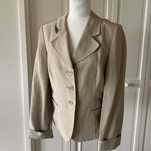 Giorgio Armani Collezioni mid-season viscose blazer